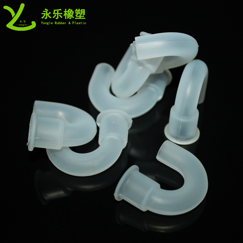 醫(yī)用硅膠彎管，模壓硅膠彎管，血氧儀硅膠彎管