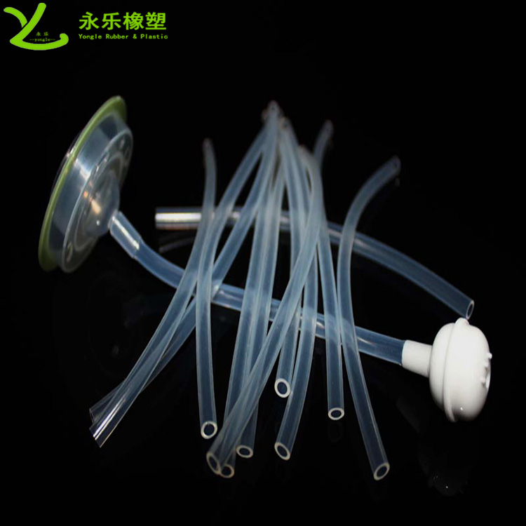 擠出奶瓶硅膠管，食品級透明奶瓶硅膠管，耐高溫硅膠管