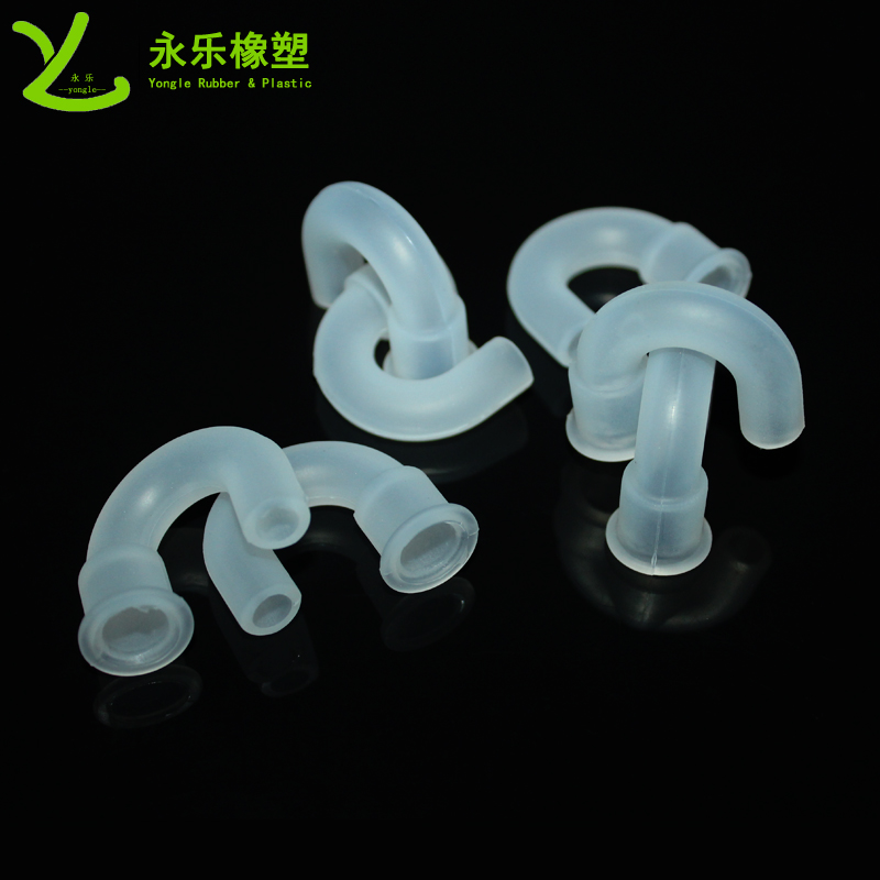 醫(yī)用硅膠彎管，模壓硅膠彎管，血氧儀硅膠彎管