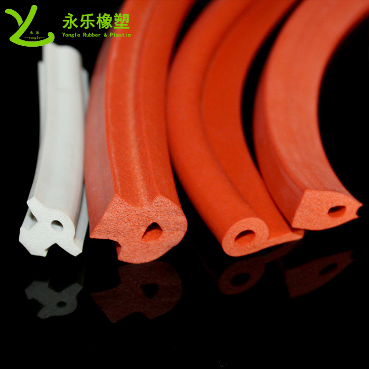 耐高溫發(fā)泡硅膠條，阻燃發(fā)泡硅膠條，細(xì)孔硅膠發(fā)泡條