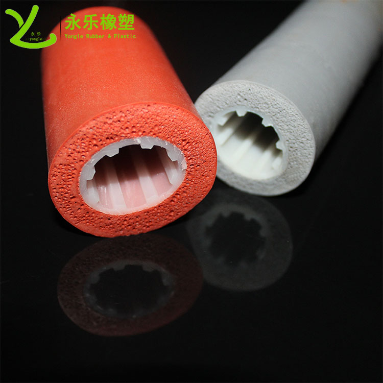 復(fù)合發(fā)泡硅膠管，耐高溫發(fā)泡硅膠管，保溫發(fā)泡硅膠管