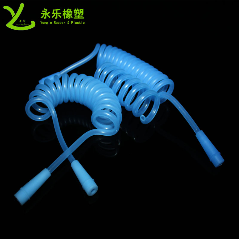 伸縮型彈簧硅膠管,醫(yī)療硅膠彈簧導流管,醫(yī)用彈簧式硅膠管