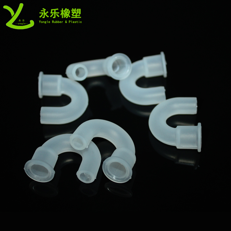 醫(yī)用硅膠彎管，模壓硅膠彎管，血氧儀硅膠彎管